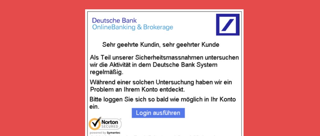 2016-10-24 Phishing- Deutsche Bank