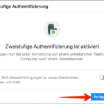 FB zweistufige Authentifizierung Bild 7