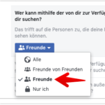 Facebook Suche einschränken