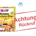 HiPP ruft Kinder Frühstücks-Ringe zurück