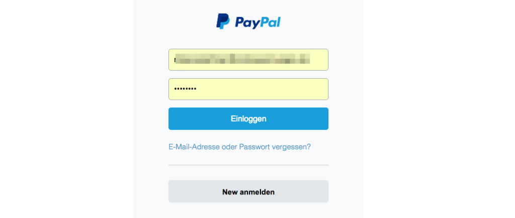 Paypal Phishing Anhang