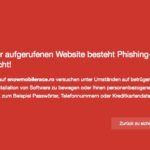 Phishing Warnung