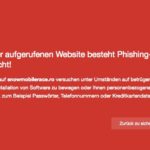 Phishing Warnung