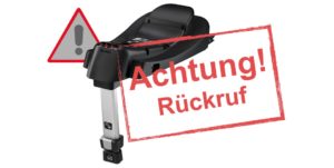 Rück­ruf Recaro Auto­kinder­sitz wegen Sicherheitsrisiko