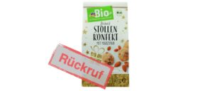 Rückruf dm-Stollenkonfekt