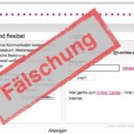 Telekom Phishing Webseite