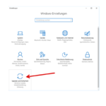 Wählen SWindows 10 abgesicherter Modus 02ie hier den Eintrag "Update und Sicherheit". (Screenshot Windows 10)