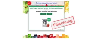 E-Mail "Jetzt Thermomix Produkttester werden" ist Betrug
