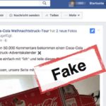 Facebook Gewinnspiel Coca-Cola Weihnachtstruck-Adventskalender Betrug