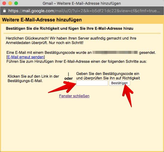 Gmail Konten verbinden 8