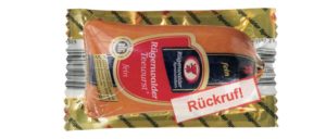 Rückruf Rügenwalder Teewurst wegen Salmonellen