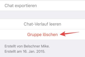 WhatsApp: Gruppe löschen - einfach erklärt