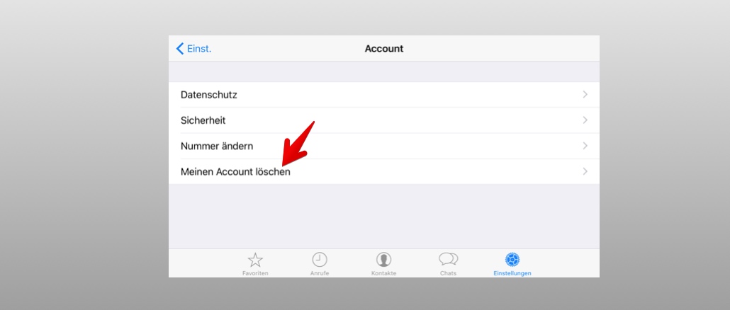 WhatsApp- löschen 2