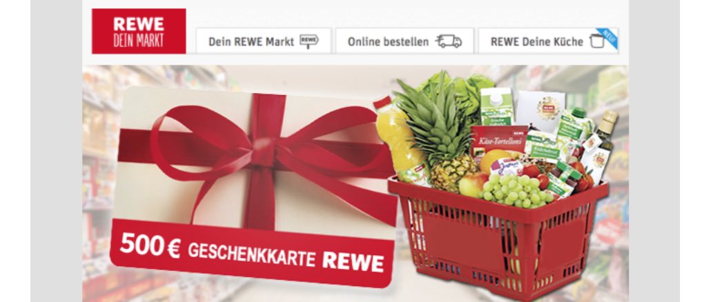 Achtung bei der E-Mail: "Überprüfen Sie das Gültigkeitsdatum Ihrer REWE Geschenkkarte"