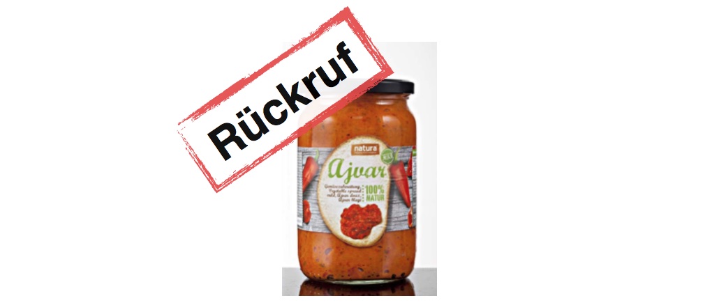 Rückruf: Natura Ajvar der Natura GmbH