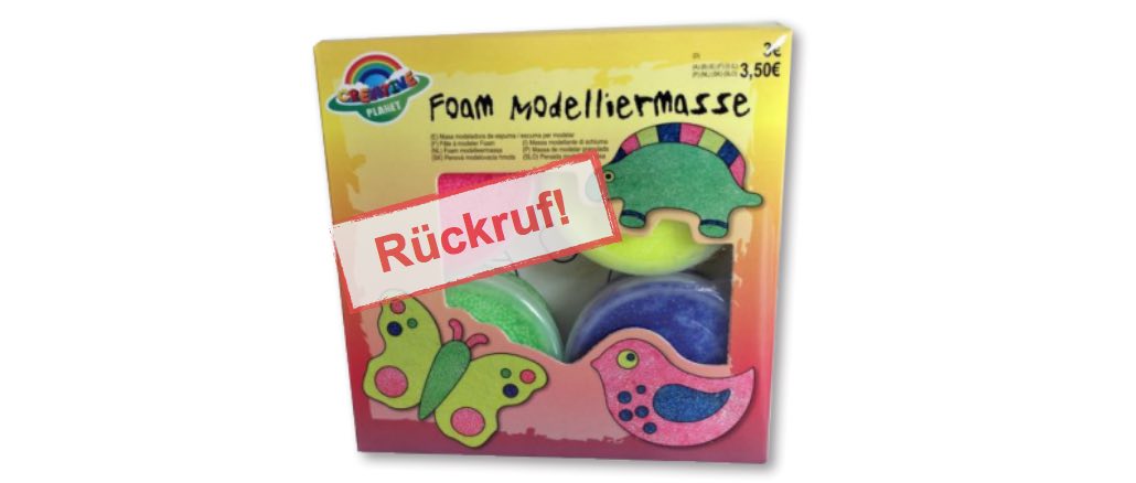 TEDi ruft Foam Modelliermasse zurück