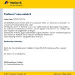 2017-01-11 Sicherheitsmitteilung Postbank Phishing
