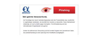 2018-04-09 Advanzia Bank Spam Nachricht Neue Mitteilung