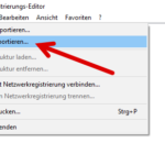 Windows-Registrierdatenbank sichern und wiederherstellen 2