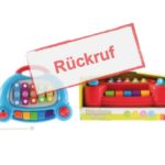 Discounter Action ruft Xylophone-Piano von Toi-Toys zurück