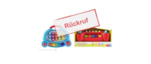 Discounter Action ruft Xylophone-Piano von Toi-Toys zurück