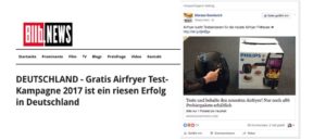 Facebook: Airfryer sucht Testpersonen für die neuste Airfryer Fritteuse ist ein Fake