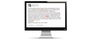 Facebook Kettenbrief automatische Posts