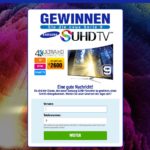 Gewinnspiel Eingabemaske