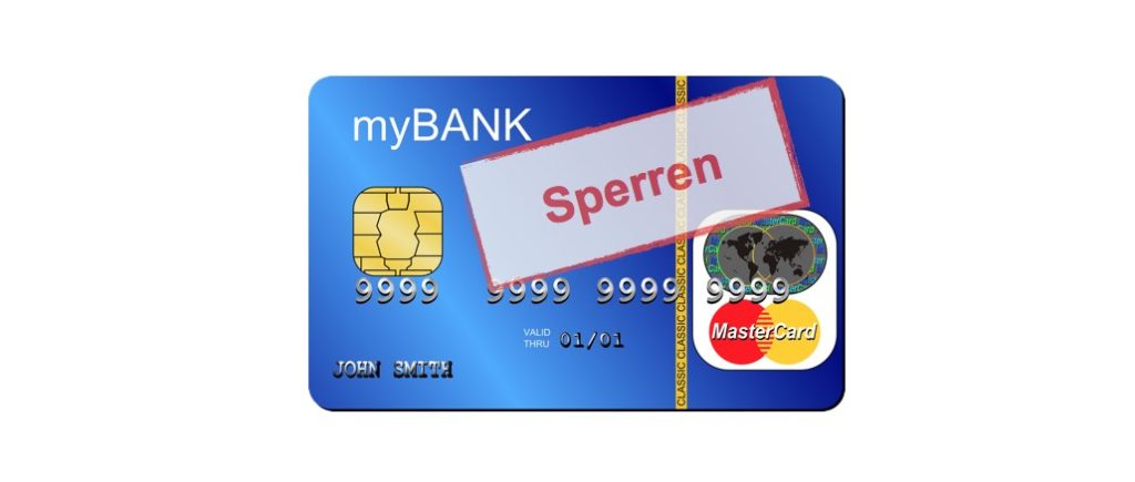 Karte sperren: Sperrnummern für EC- und Kreditkarten im Überblick