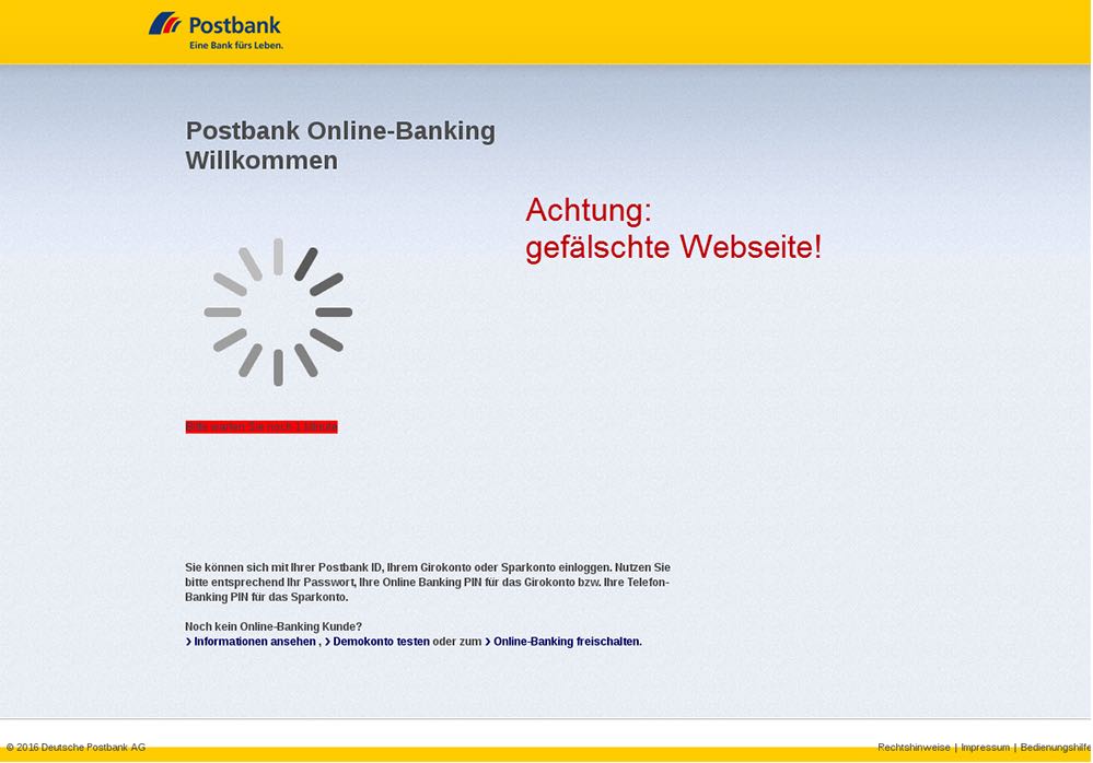 Trojaner Manipuliert Onlinebanking Im Browser Postbank Warnung