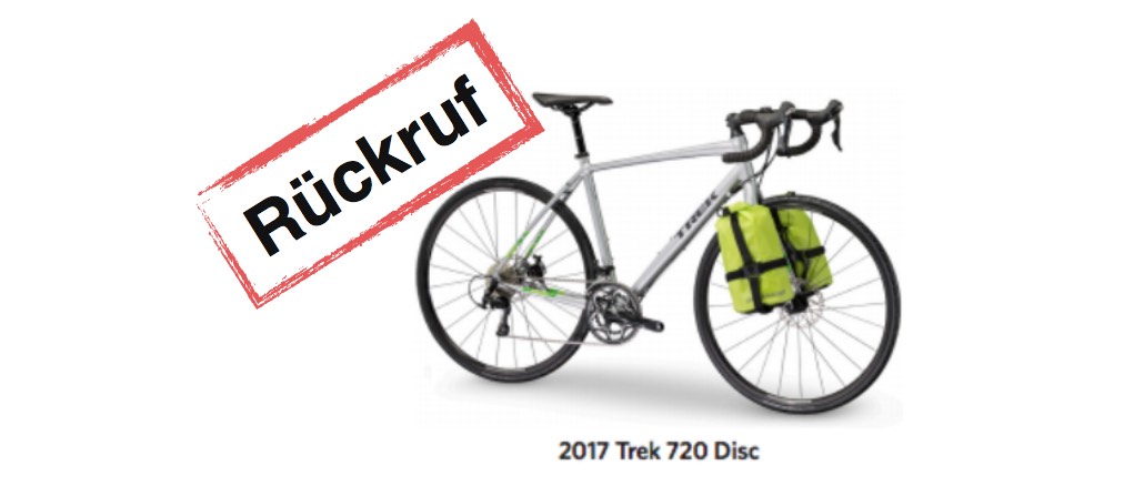 Rueckruf Trek 720 Disc