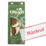 Rückruf von Oliveri Funghi Porcini Secchi (Getrockete Steinpilze)