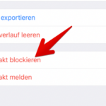 WhatsApp blockieren neuer Kontakt 2