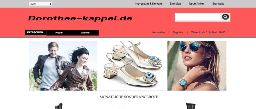 dorothee-kappel.de Sicher oder Fakeshop