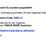 Achtung Täuschung: Gewinnspiel mit 750€ Einkaufsgutschein und Apple iPhone 7 ist irreführend