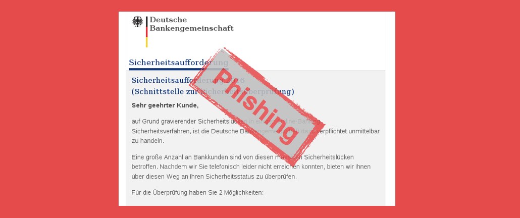 Deutsche Bankengemeinschaft Sicherheitscenter E-Mail