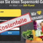 E-Mail "Supermarkt vergibt 500 Euro Gutschein" ist kein Gewinnspiel von Edeka