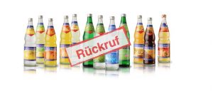 Limonade und Mineralwasser Rückruf: 4 Marken sind betroffen