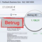 Onlinebanking Betrug Gutschrift Finanzamt