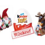 Rückruf von kinder Joy Weihnachtsfiguren "Wichtel" und "Pistenheizer"