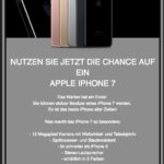 iPhone7 Gewinnspiel email