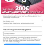 200€ Amazon Gutschein: Gefälschte Amazon-E-Mail lockt Sie in Abofalle