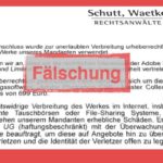 Abmahnung Schutt Waetke Fake Virus