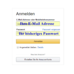Amazon Passwort ändern 3