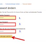 Amazon Passwort ändern 5