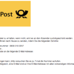 Deutsche Post: E-Mail "Sie haben ein Paket bei der Post" ist Kostenfalle - Vorsicht