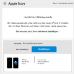 Gewinnspiel Spam iPhone 7 Apple