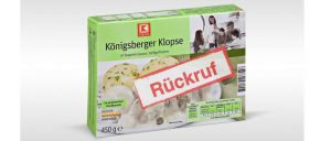 Kaufland Rückruf: Salmonellen in K-Classic Königsberger Klopse