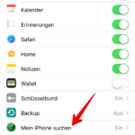 Mein iPhone suchen aktivieren deaktivieren 2