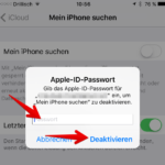 Mein iPhone suchen aktivieren deaktivieren 4